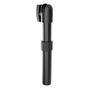 Black Short Adjustable Pole (6.52″–8.62″) telescopic replacement pole featuring an adjustable ball joint head and a textured locking collar for mounting systems.