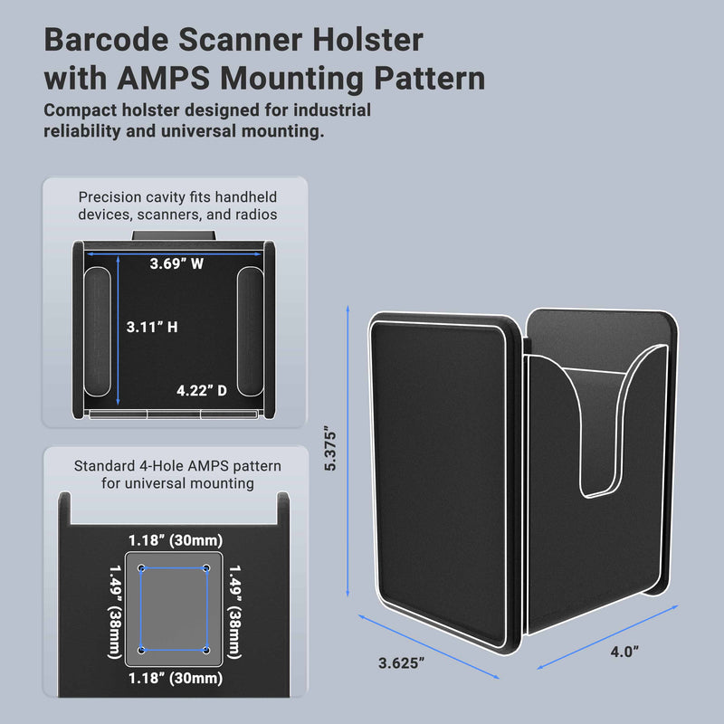Universal Barcode Scanner Holster Holder