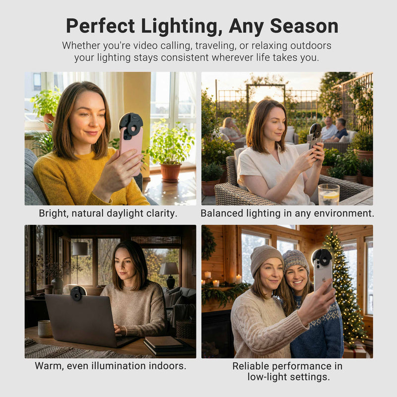 Rechargeable Clip-On LED Ring Light