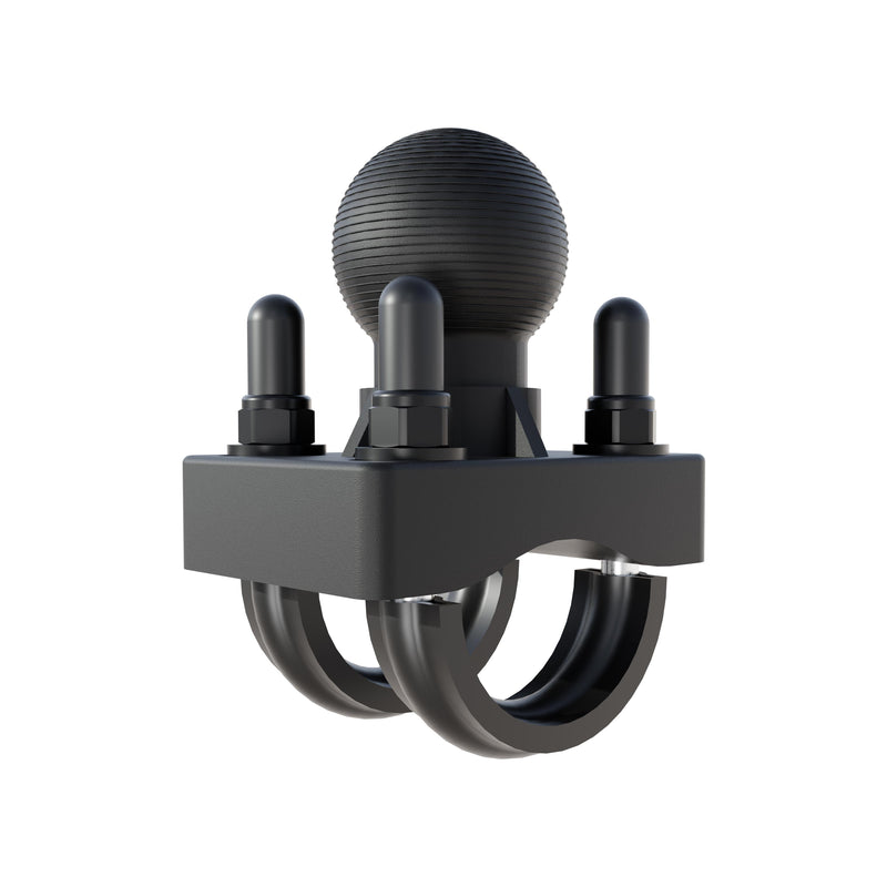 U-Bolt Handlebar Pedestal Mount with 38mm Metal Ball – Multiple Bar Sizes