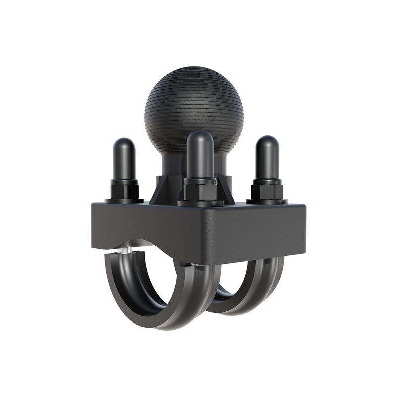 U-Bolt Handlebar Pedestal Mount with 38mm Metal Ball – Multiple Bar Sizes