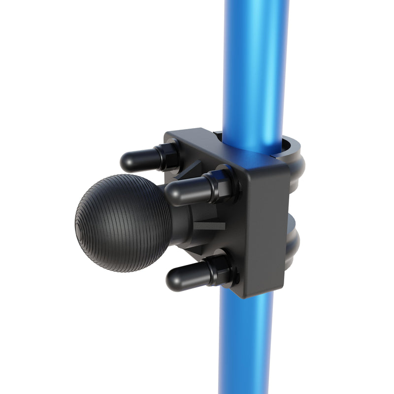 U-Bolt Handlebar Pedestal Mount with 38mm Metal Ball – Multiple Bar Sizes