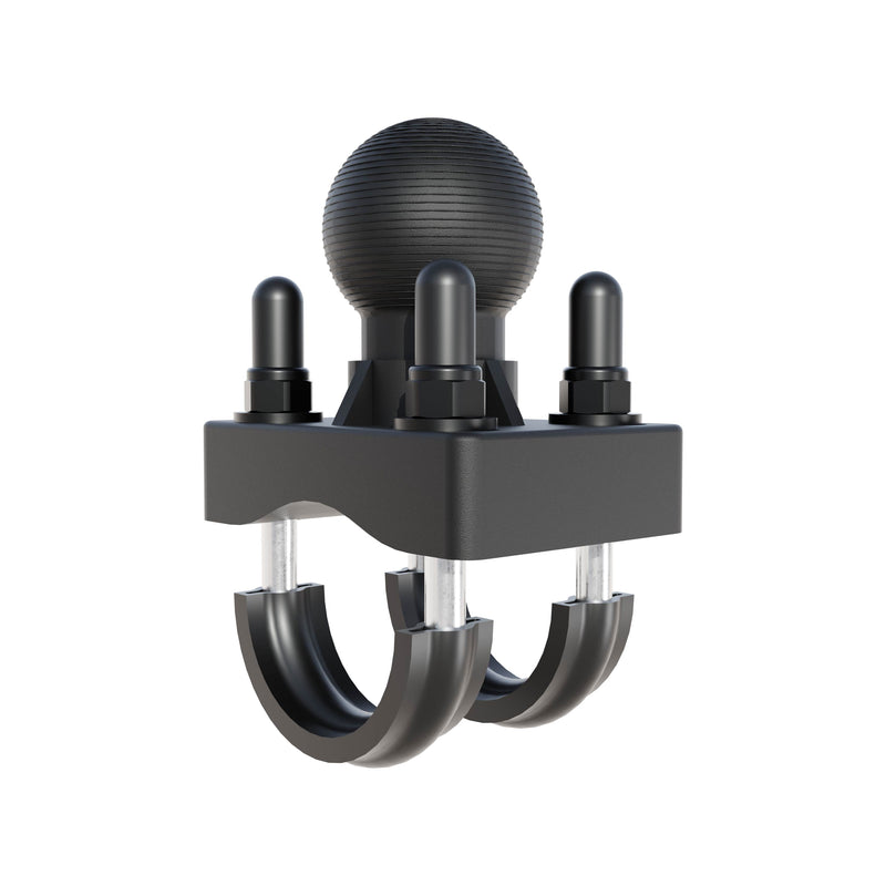 U-Bolt Handlebar Pedestal Mount with 38mm Metal Ball – Multiple Bar Sizes