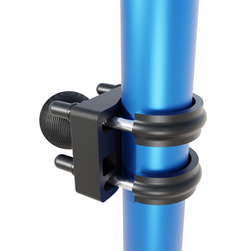 U-Bolt Handlebar Pedestal Mount with 38mm Metal Ball – Multiple Bar Sizes