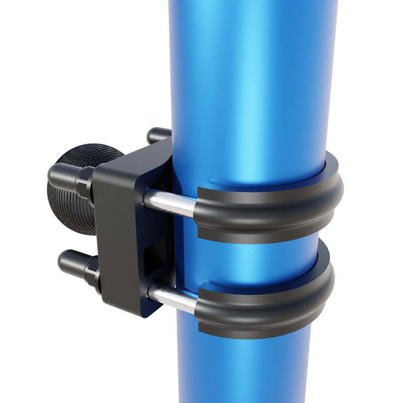 U-Bolt Handlebar Pedestal Mount with 38mm Metal Ball – Multiple Bar Sizes