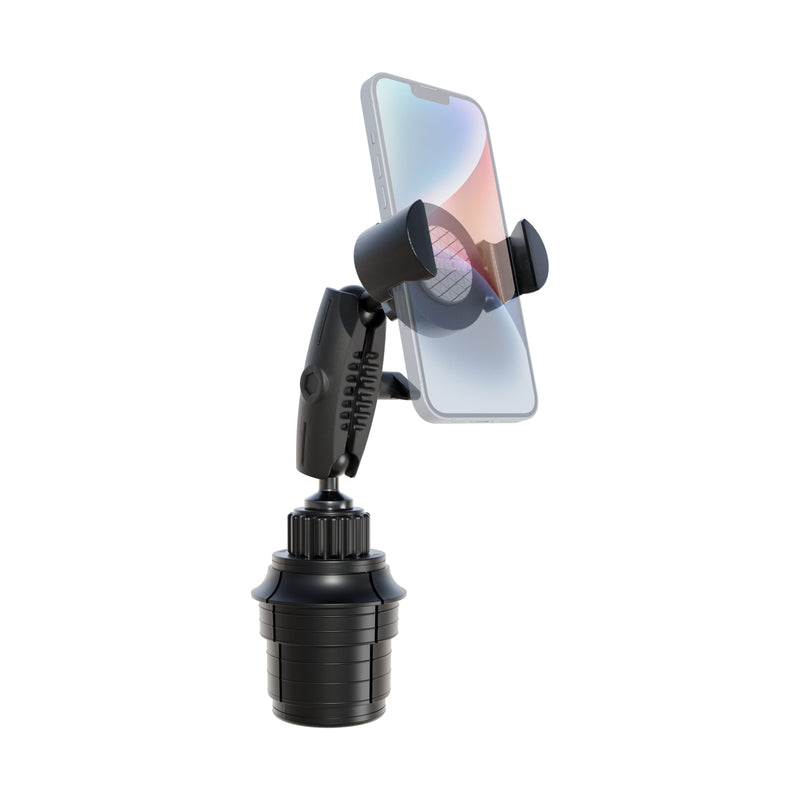 RoadVise® XL Cup Holder Phone and Midsize Tablet Mount for iPhone, Galaxy, and Note