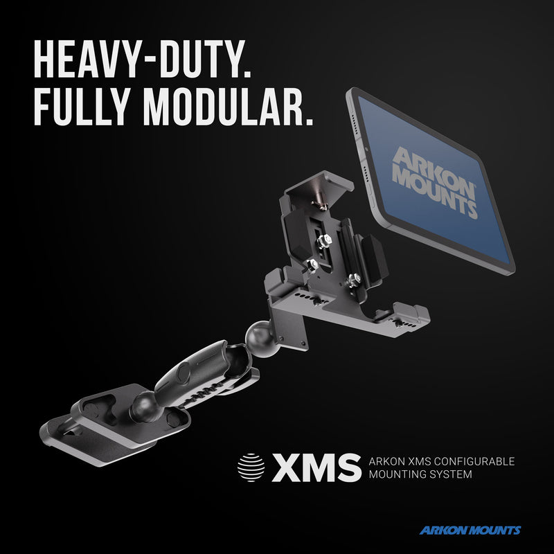 XMS™ Heavy Duty Forklift Mount with LockVise™ Metal XL Locking Tablet Holder