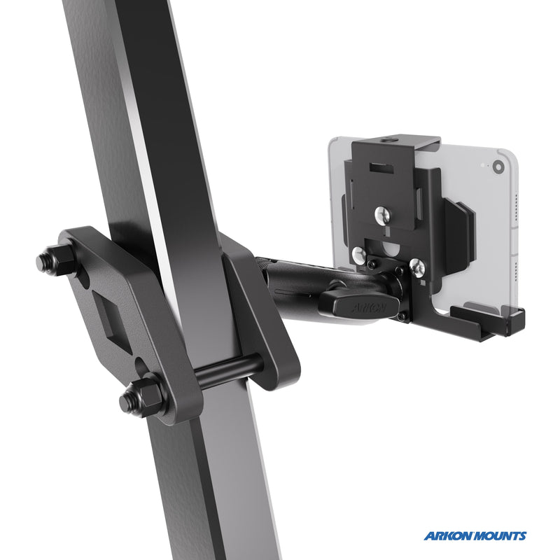 XMS™ Heavy Duty Forklift Mount with LockVise™ Metal Locking Tablet Holder