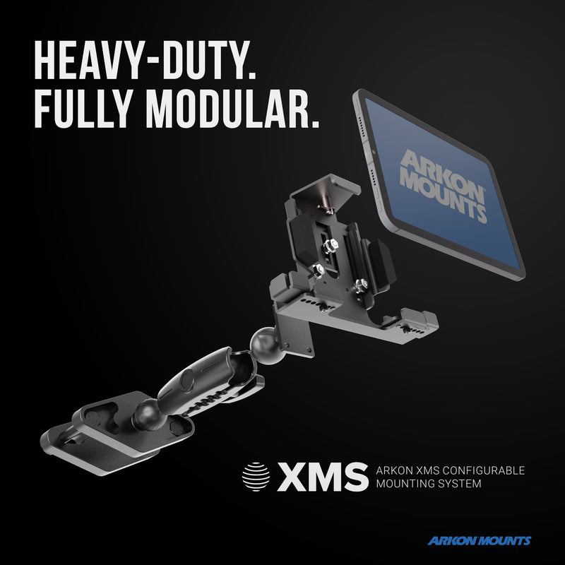 XMS™ Heavy Duty Forklift Mount with LockVise™ Metal Locking Tablet Holder