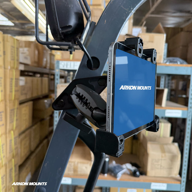 XMS™ Heavy Duty Forklift Mount with LockVise™ Locking Tablet Holder