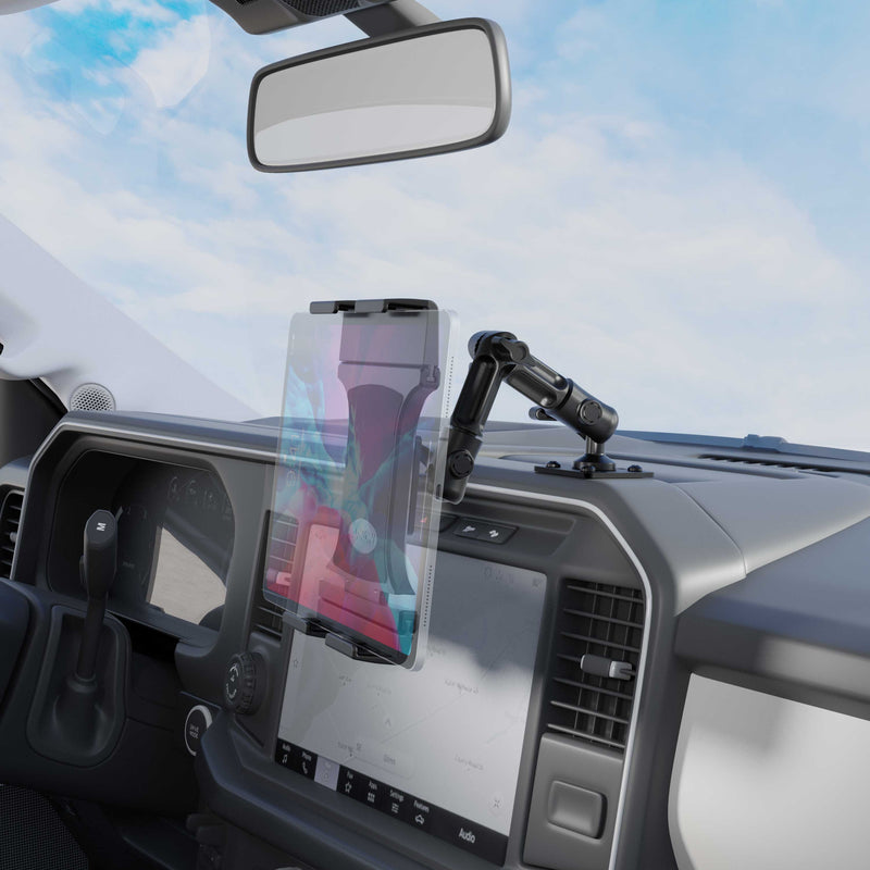 Slim-Grip® Ultra Pro Tablet Holder with Multi-Angle Arm and Drill-Base Mount