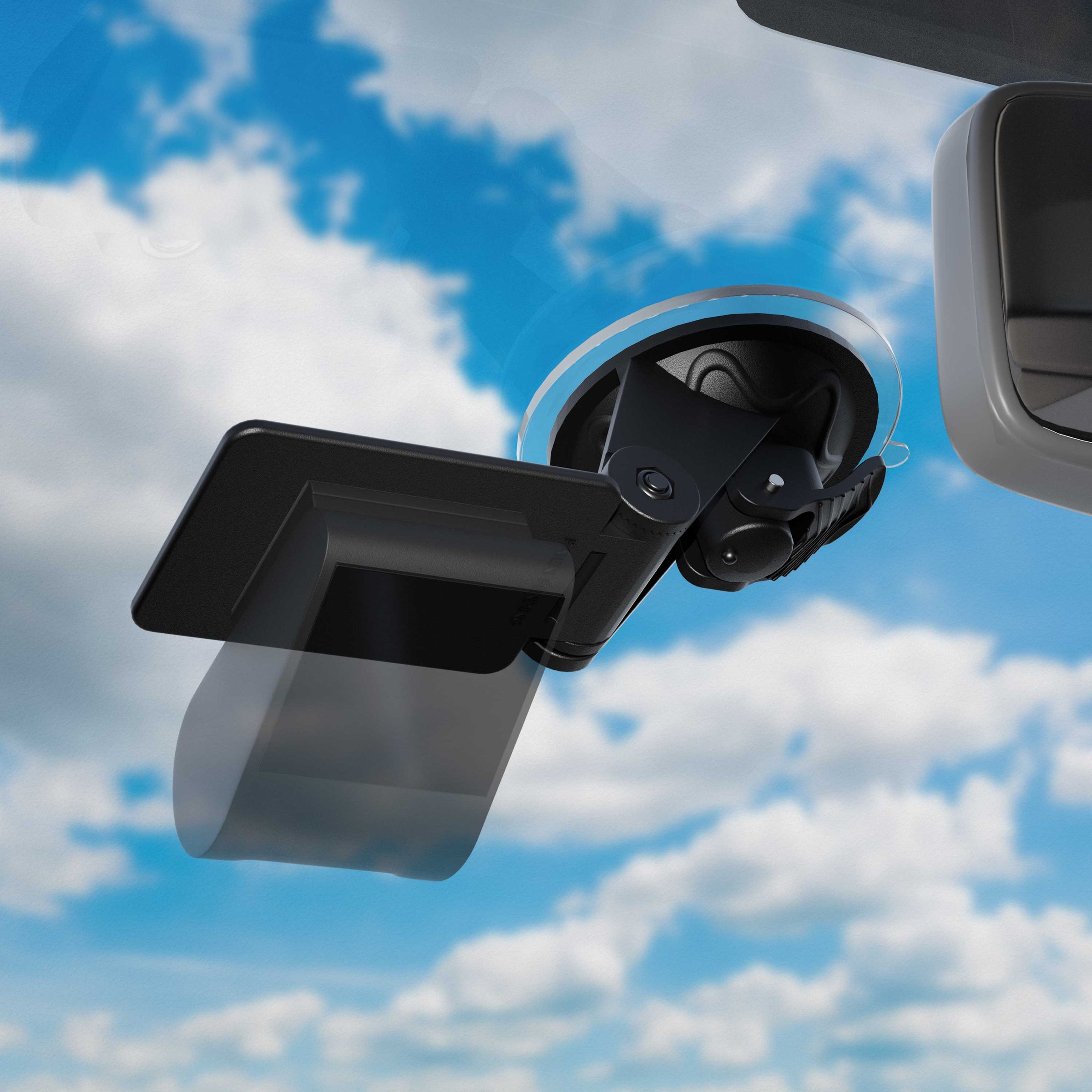 Raydot Windshield Mount Windshield Suction Mount for EZ Pass Toll Transponders, Bluetooth GPS ...