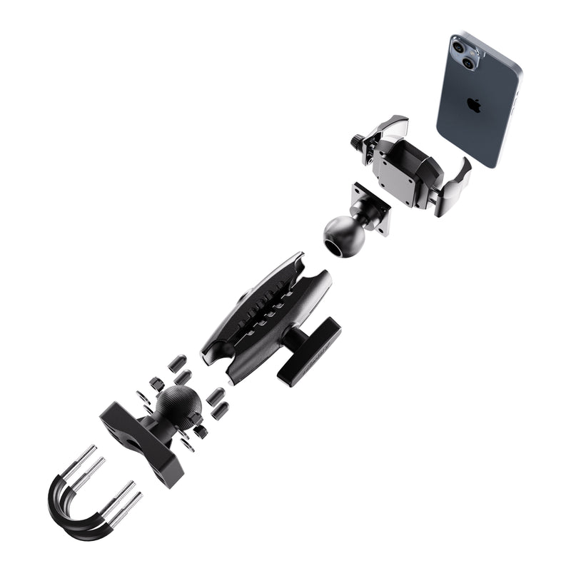 XMS™ U-Bolt Mount with RoadVise® Ultra Phone Holder