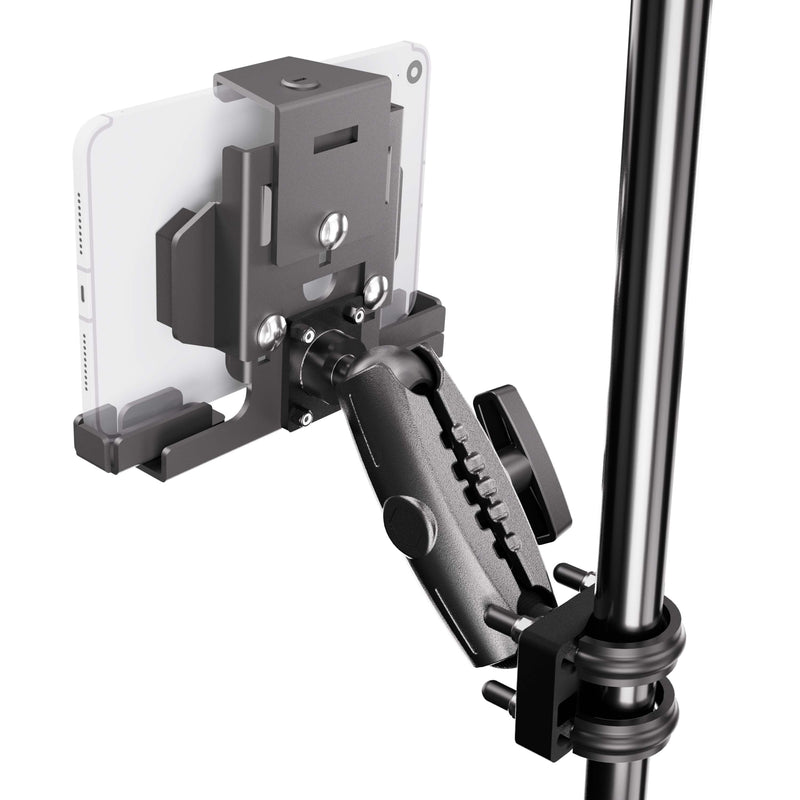 XMS™ U-Bolt Mount with LockVise™ Metal Locking Tablet Holder
