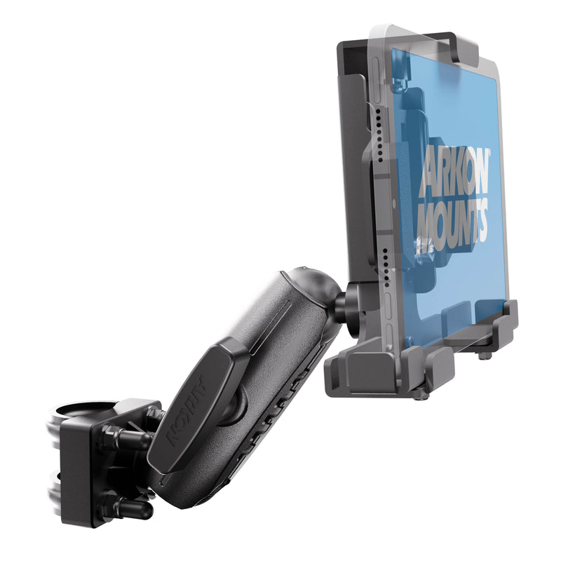 XMS™ U-Bolt Mount with LockVise™ Metal Locking Tablet Holder