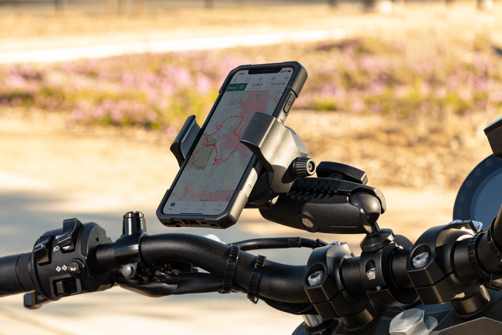 RoadVise® Ultra Holder with Shaft Arm and Handlebar Mount