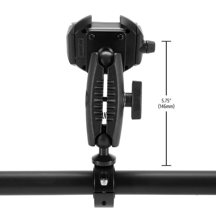 RoadVise® Ultra Holder with Shaft Arm and Handlebar Mount