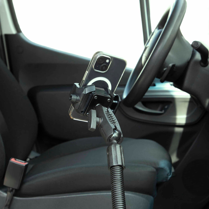 RoadVise® Ultra Holder with Heavy-Duty Seat Rail Mount