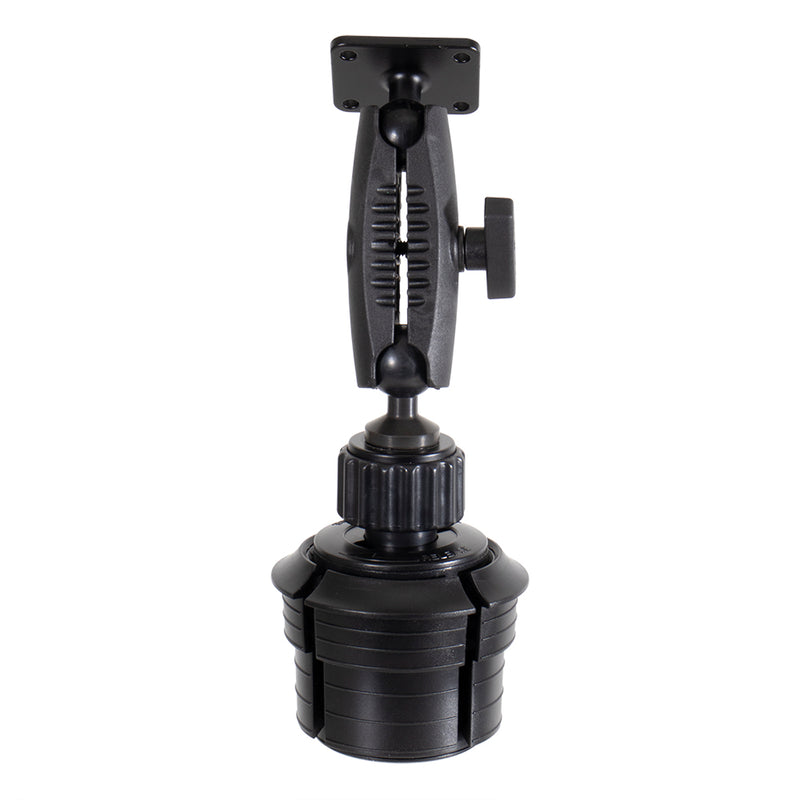 Cup Holder Mount with 3.75” Shaft Arm – Metal AMPS 4-Hole