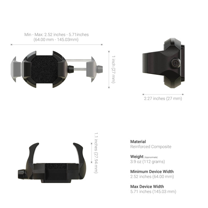 RoadVise® Ultra Holder with Clamp Mount