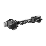 The RoadVise® Clamp Mount with RoadVise® Ultra Holder is a black, adjustable articulating arm mount with pivot joints for securely holding cameras, lights, or heavy-duty phones in place.
