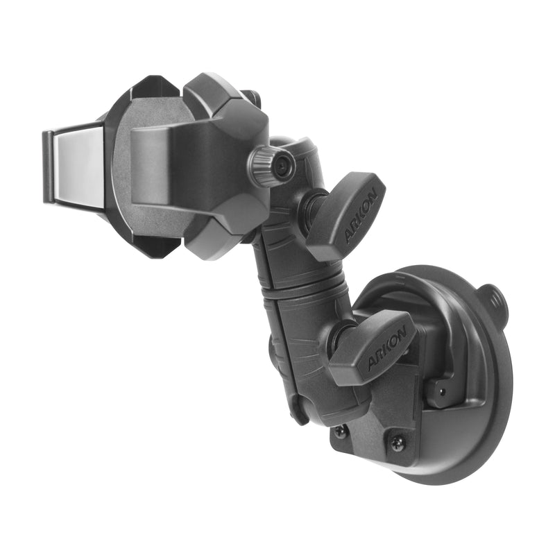 RoadVise® Ultra Holder with Double Socket Arm and Suction Mount