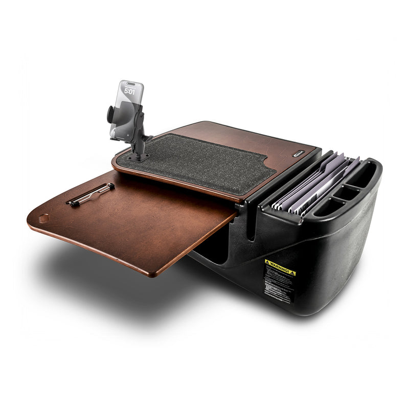 AutoExec GripMaster Car Desk with Mega Grip™ Drill-Base Mount