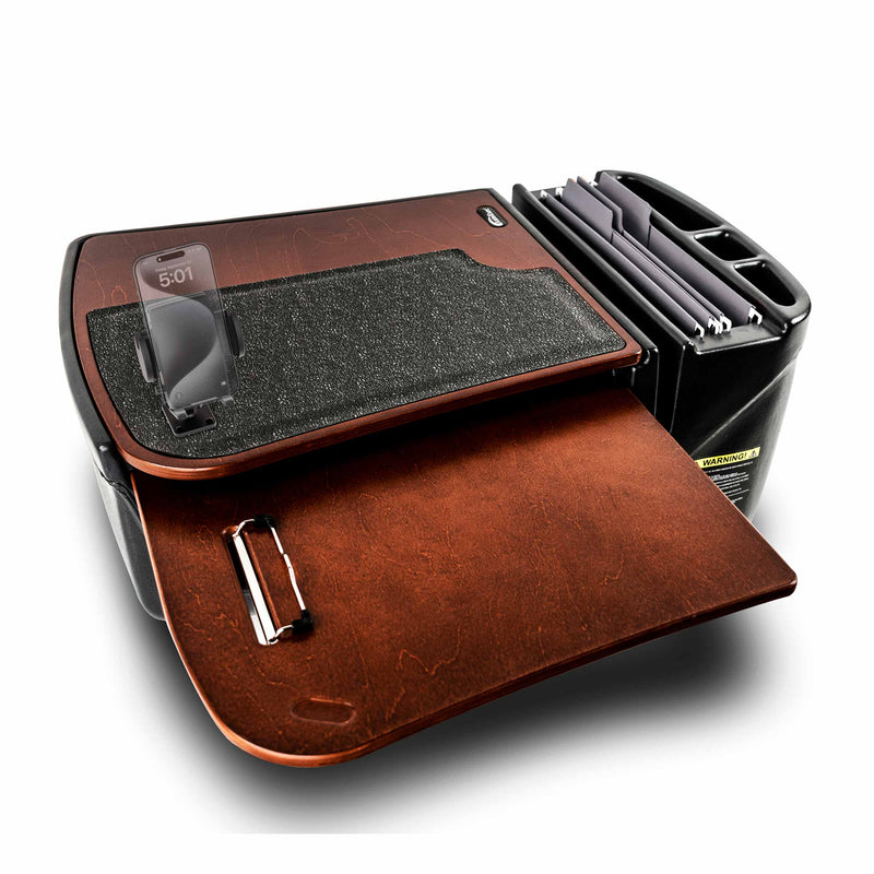 AutoExec GripMaster Car Desk with Mega Grip™ Drill-Base Mount