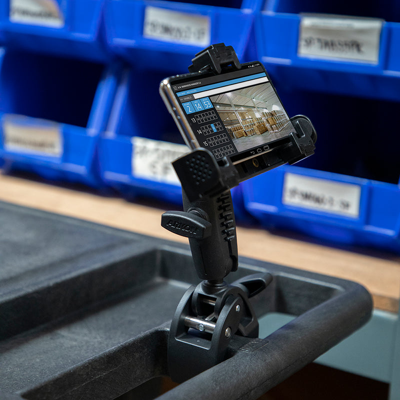 LockVise™ Phone Clamp Mount with 3.75” Shaft Arm