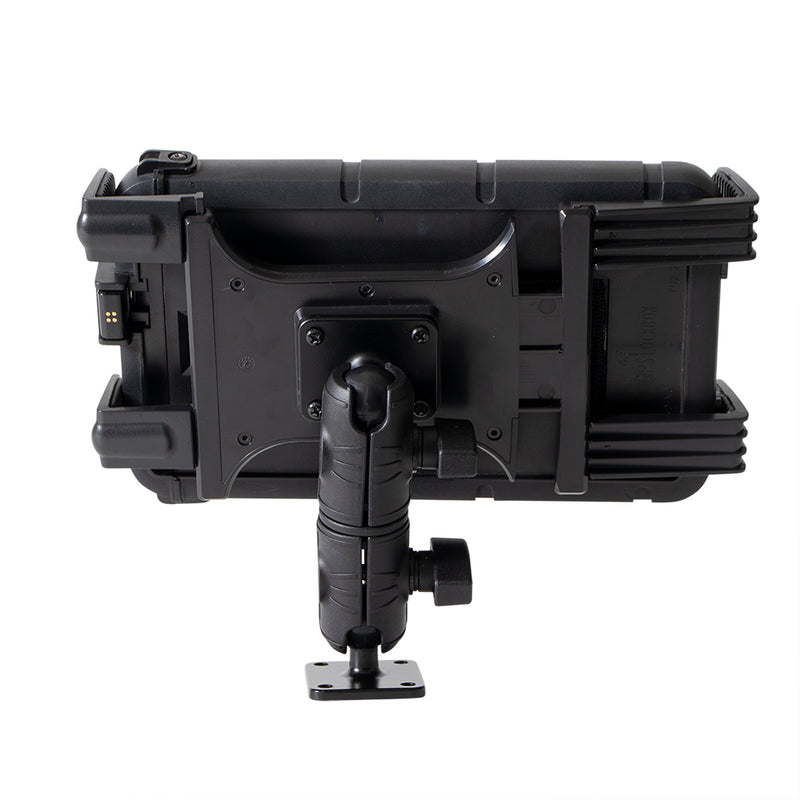 Slim-Grip® Tablet Holder with Double Socket Swivel Arm and Drill-Base Mount