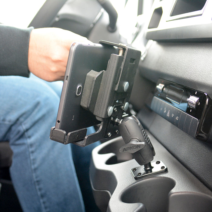 LockVise™ Metal Locking Tablet Mount with Drill Base Mount