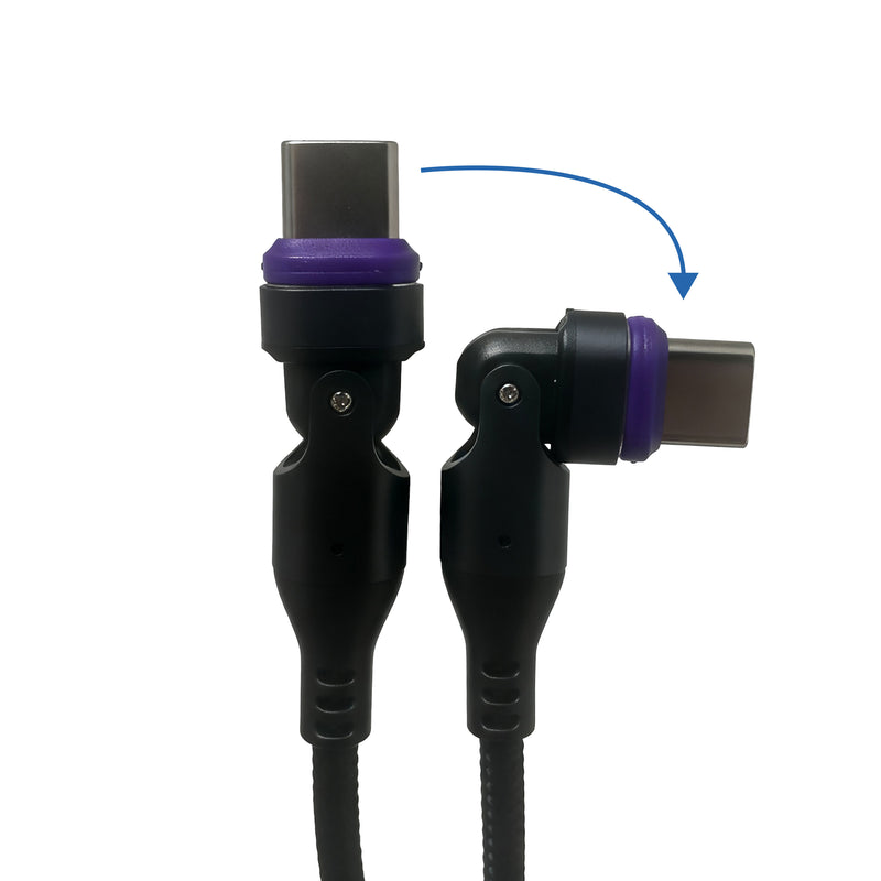 240W Magnetic USB-C Charging Cable with A-to-C Adapter