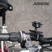 Bike or Motorcycle Handlebar Mounting Pedestal - Dual-T Compatible-Arkon Mounts