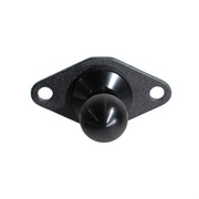 The Diamond 2-Hole AMPS to 20mm Ball Adapter is a black metal mount with a round 20mm ball end and a mounting plate with two holes, compatible with the Arkon HD Series, shown against a white background.
