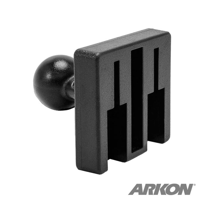 Dual T-Slot to 17mm Ball Adapter for Garmin GPS-Arkon Mounts