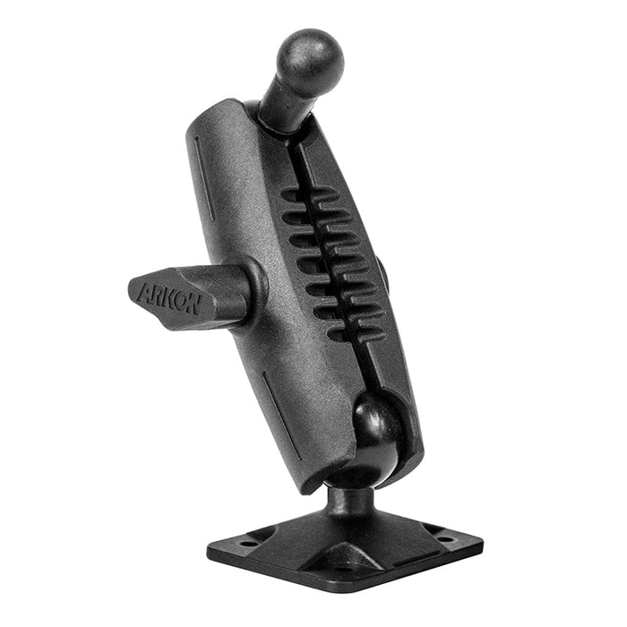 Heavy-Duty Car or Wall Mounting Pedestal with 4-Hole AMPS Drill Base and 17mm Ball Head-Arkon Mounts