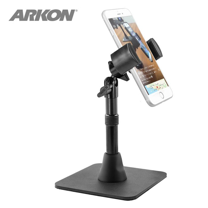 Heavy-Duty RoadVise® Phone Stand for Live Mobile Streaming-Arkon Mounts