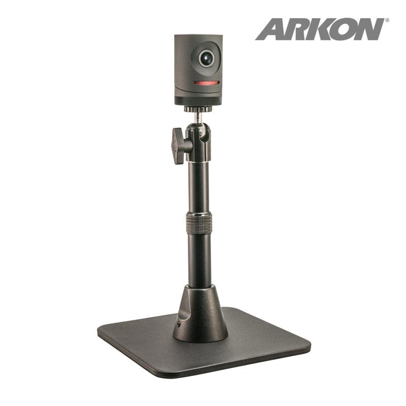 Height-Adjustable Camera Desk Stand 7.5 to 9.75 inch tall for Mevo