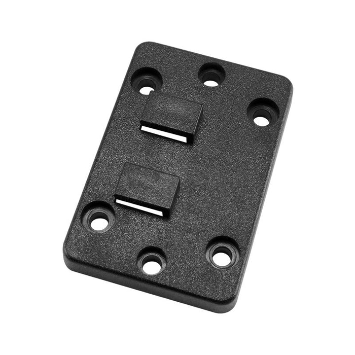 Horizontal Male Dual T-Tab to 4-Hole Wide AMPS Adapter-Arkon Mounts
