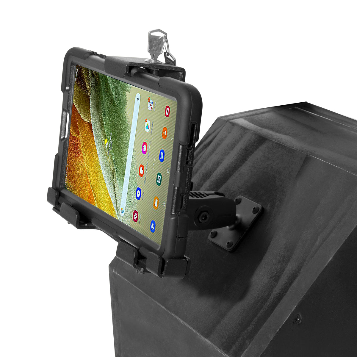 LockVise™ Locking Tablet Mount with Case & USB Charger Samsung Galaxy ...