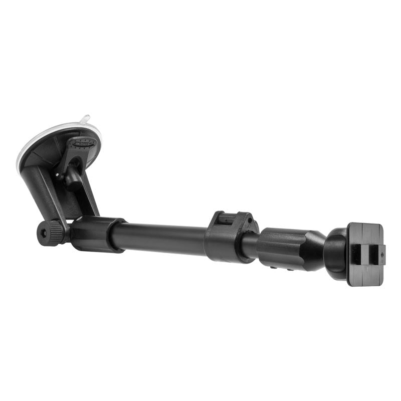 Raydot Windshield Mount Long Arm Windshield Suction Mounting Pedestal with Dual-T Pattern ...