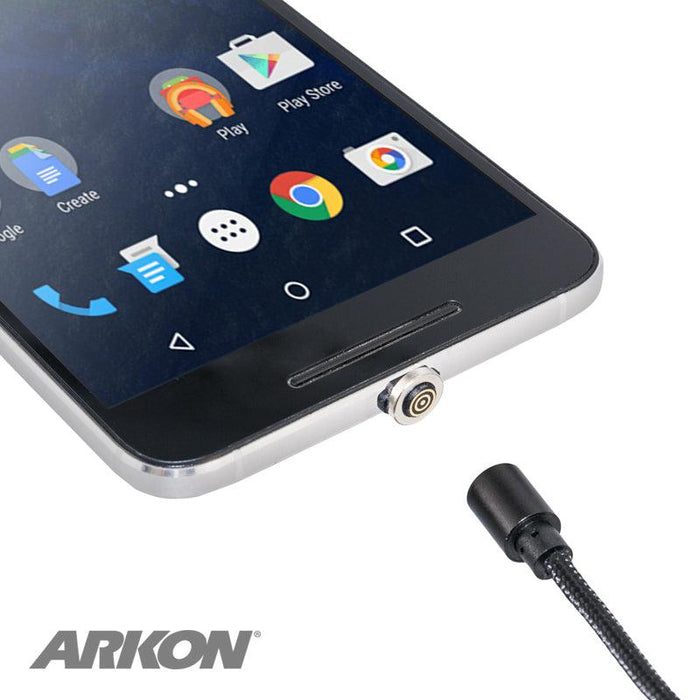 Magnetic USB to USB Type-C Charge and Data Cable-Arkon Mounts