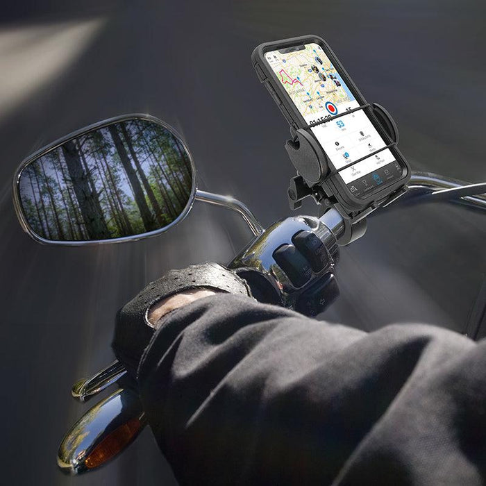 Mega Grip™ Premium Aluminum Motorcycle Handlebar Smartphone Mount-Arkon Mounts