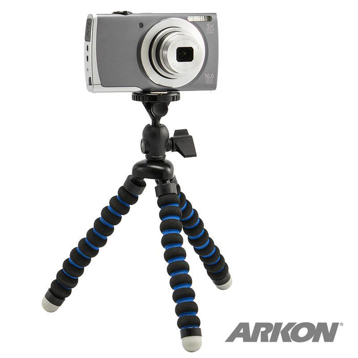 Mini 7.5 inch Flexible Camera Tripod for Canon Sony Fujifilm Samsung and Small Digital Cameras-Arkon Mounts