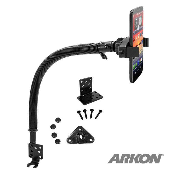 Mobile Grip 2 Seat Rail or Floor Car Mount for iPhone, Galaxy, Note, and more-Arkon Mounts