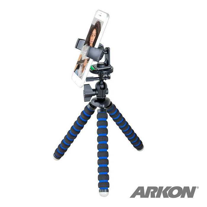 Mobile Grip 5 Tripod Phone Mount for iPhone, Galaxy, and Note-Arkon Mounts