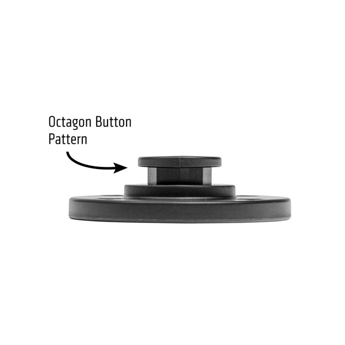 OCTO™ Series Button Pattern to 4-Hole AMPS Round Adapter — Arkon Mounts