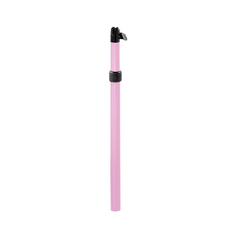 A PINK Post/Shaft Upgrade Replacement for Pro Stands is shown standing upright with a black cap and grip against a plain white background.