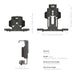 Powered Locking Tablet Mount Security Bundle for Commercial and Enterprise - Android Compatible-Arkon Mounts