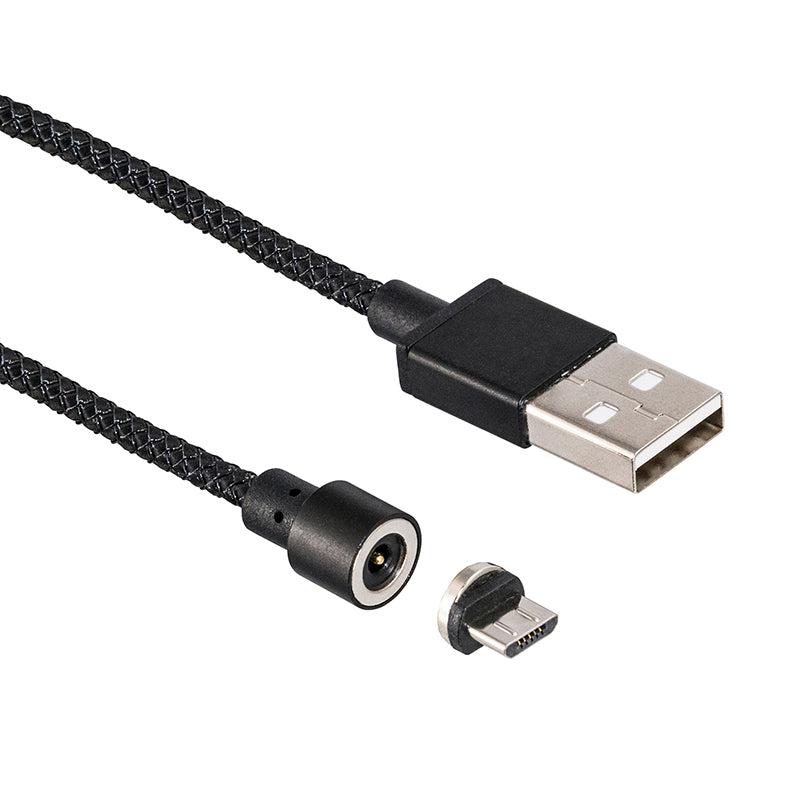 The LockVise™ Metal Locking Tablet Mount with Drill Base and Magnetic Micro USB Charge Cable includes a braided cable with detachable connector and micro USB tip—perfect for commercial or enterprise tablet setups.